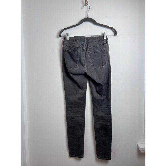 Frame Denim Skinny Jeans Women's Size 26 St Germain Gray Denim - Picture 2 of 12